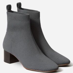 New Everlane The Glove Boot in ReKnit Slate Grey size 7